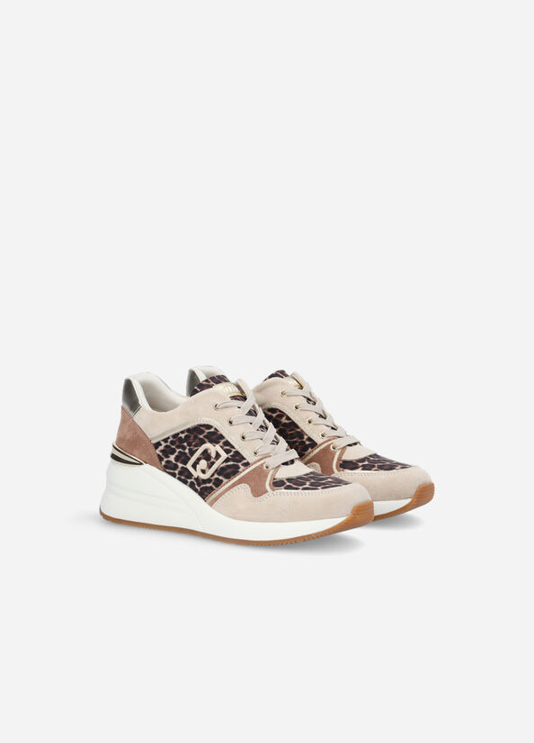 Liu Jo Animal Print Sneakers Damen Braun | KOZ-274930