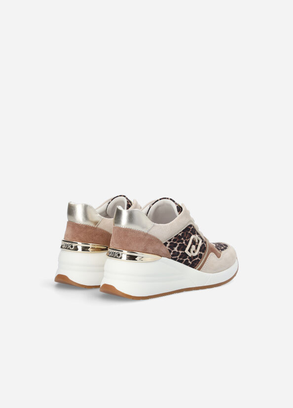 Liu Jo Animal Print Sneakers Damen Braun | KOZ-274930