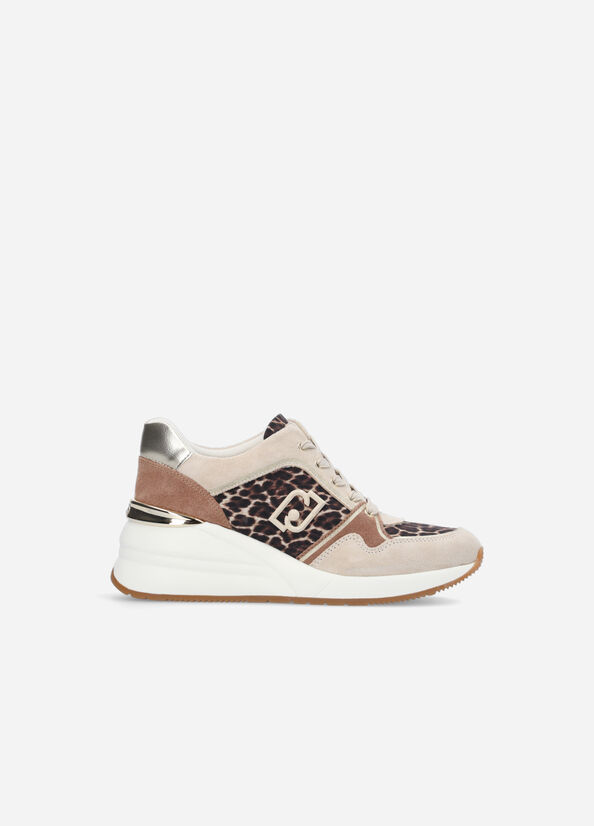 Liu Jo Animal Print Sneakers Damen Braun | KOZ-274930