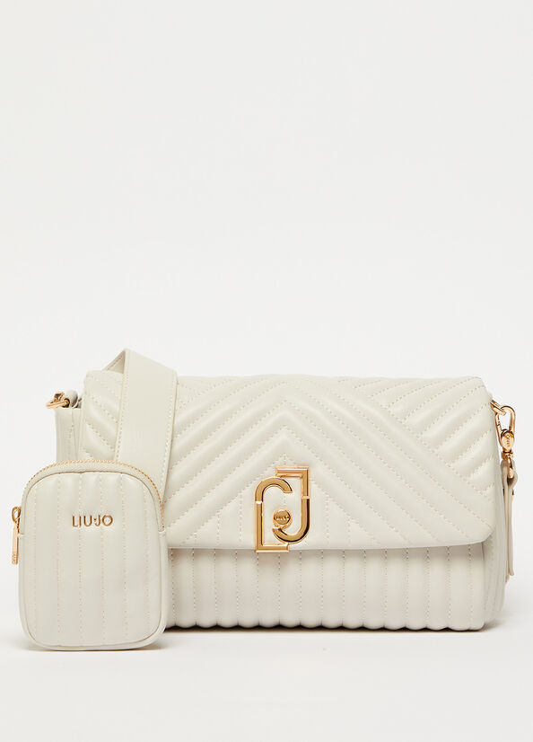 Liu Jo Eco-Friendly Gesteppt crossbody taschen Damen Beige | WCJ-039478