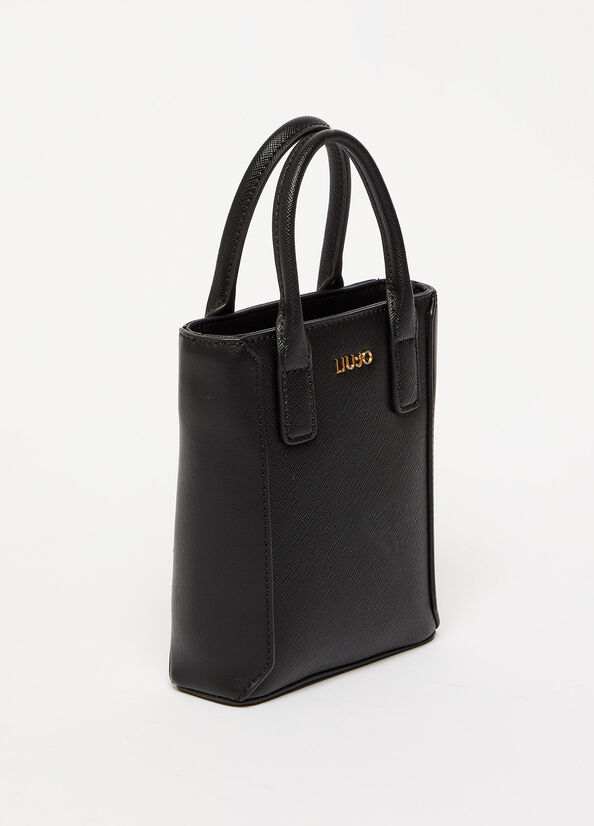 Liu Jo Eco-Friendly Handtasche Damen Schwarz | RQA-945761