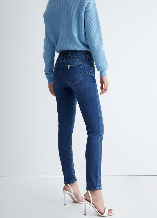 Liu Jo Eco-Friendly Röhrenjeans Damen Dunkelblau | CLD-794231