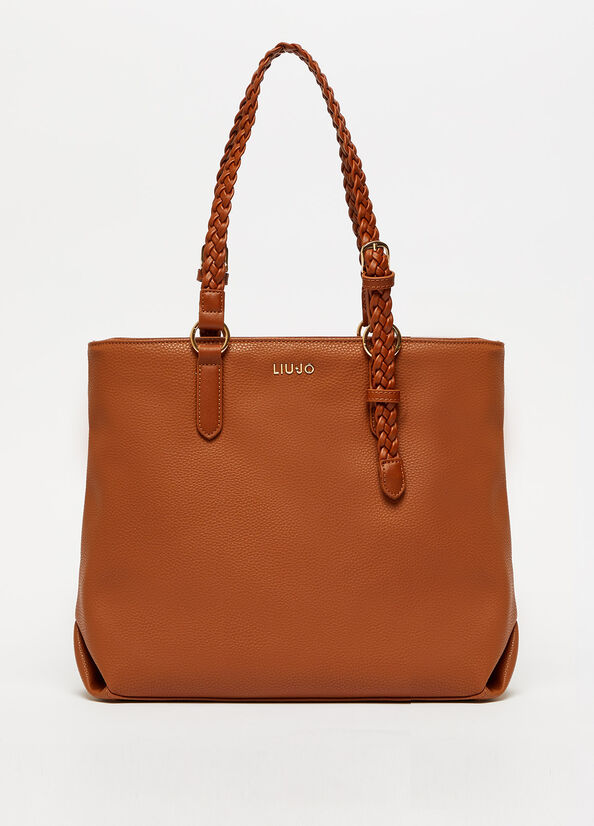 Liu Jo Eco-Friendly Shopper Damen Braun | MHZ-239876