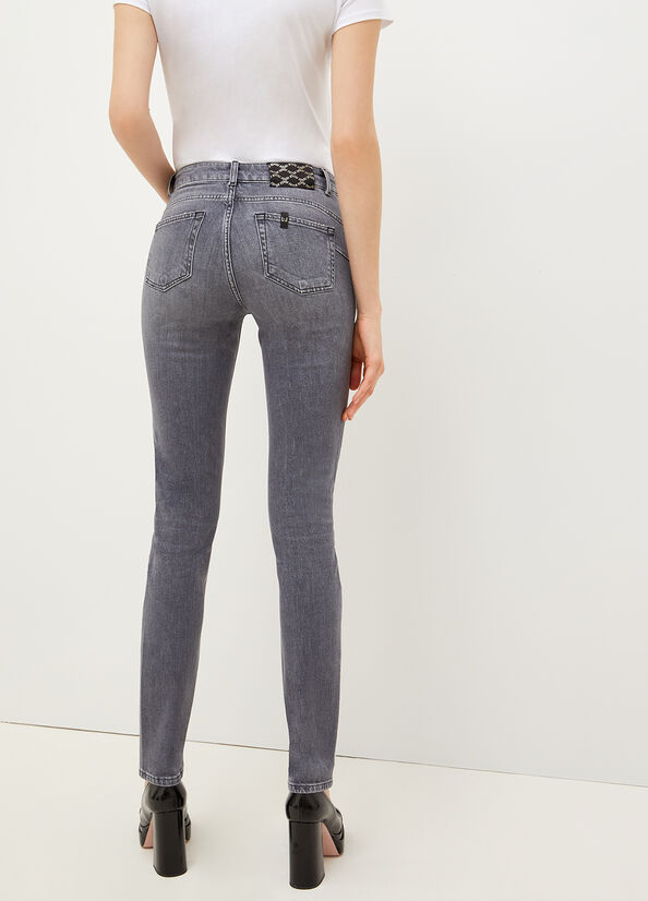 Liu Jo Eco-Friendly Slim Jeans Damen Grau | HZA-294176