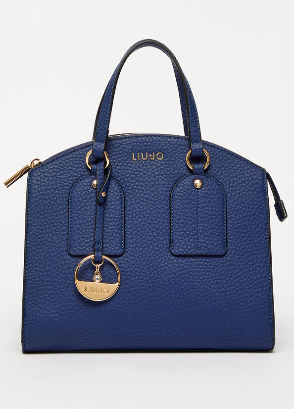 Liu Jo Eco-Friendly With Charm Handtasche Damen Blau | RQX-035189