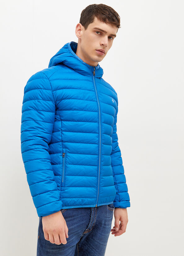 Liu Jo Gepolstert With Hood Jacke Herren Blau | BRN-053189