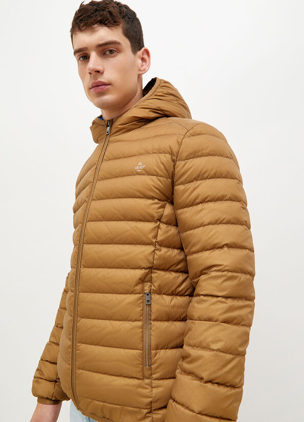 Liu Jo Gepolstert With Hood Jacke Herren Braun | EJP-304176