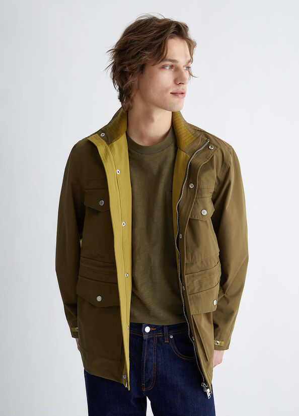 Liu Jo Military Green Field Jacke Herren Grün | HES-759416