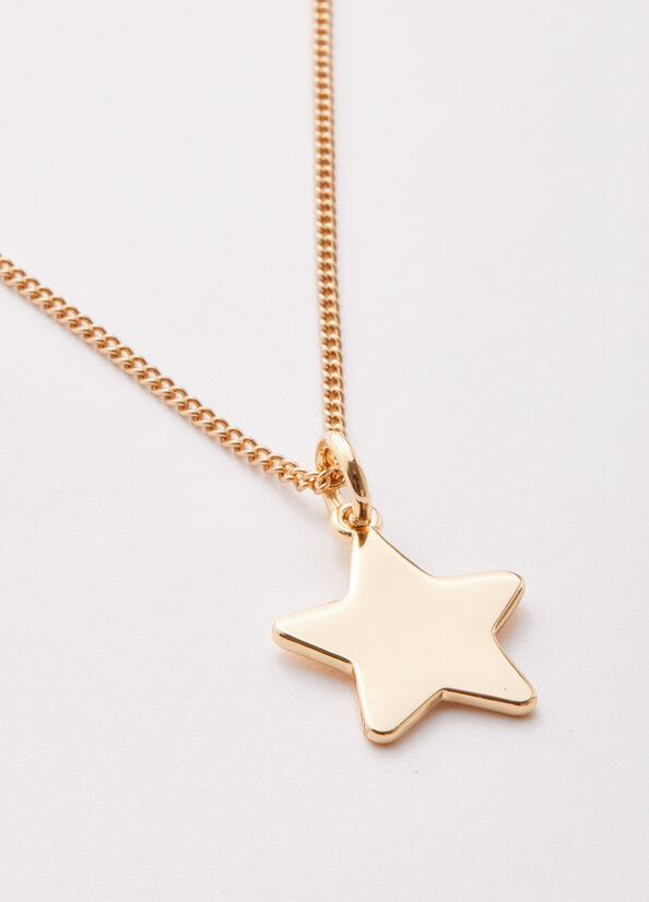 Liu Jo Necklace With Star Schmuck Damen Weiß | FQU-158263