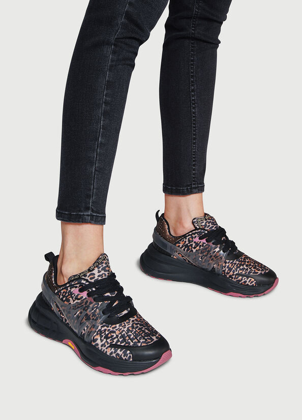 Liu Jo Powered By Vibram Sneakers Damen Schwarz | ONW-169357