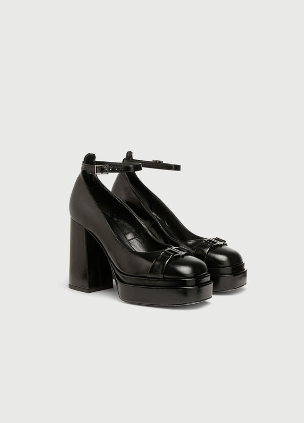 Liu Jo Pumps With Weite Stöckelschuhe Damen Schwarz | ADV-315042