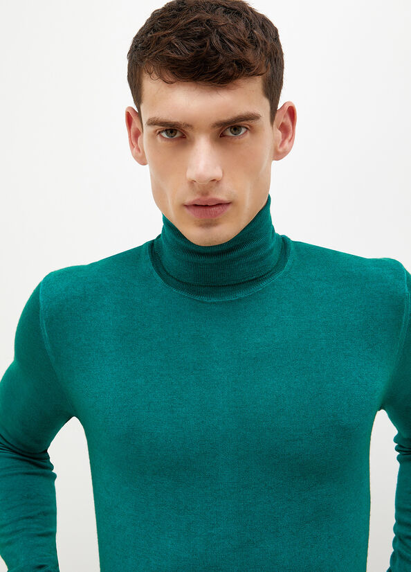 Liu Jo Pure Turtleneck Pullover Herren Grün | NQK-358290