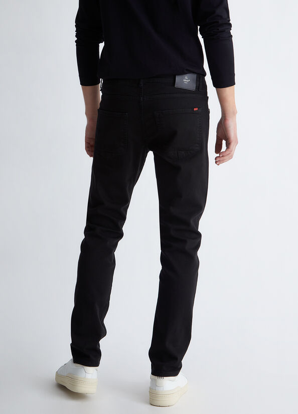 Liu Jo Slim Fit Röhrenjeans Herren Schwarz | OID-985764