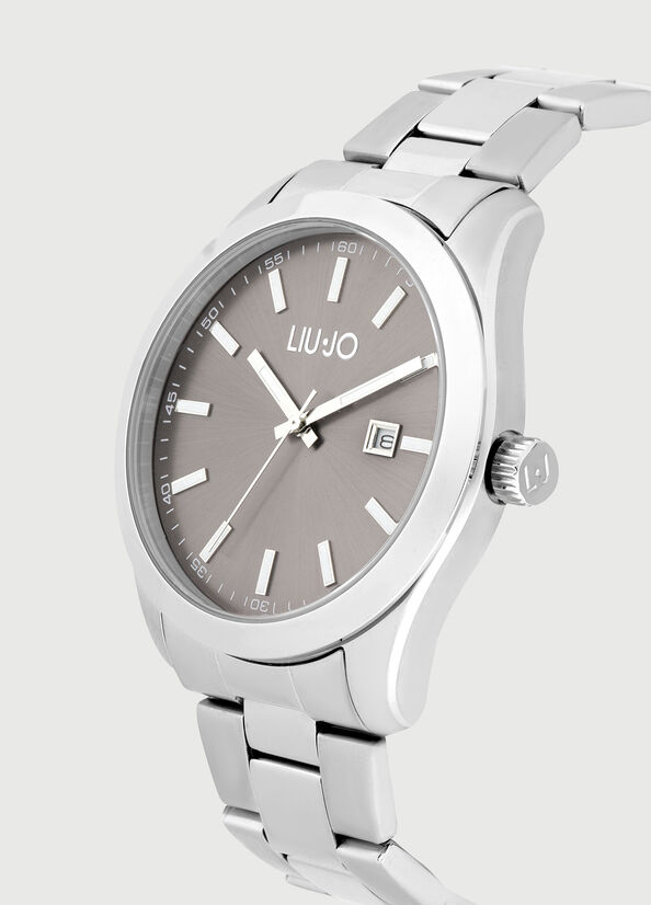 Liu Jo Steel Uhren Herren Silber Grau | YKG-381507