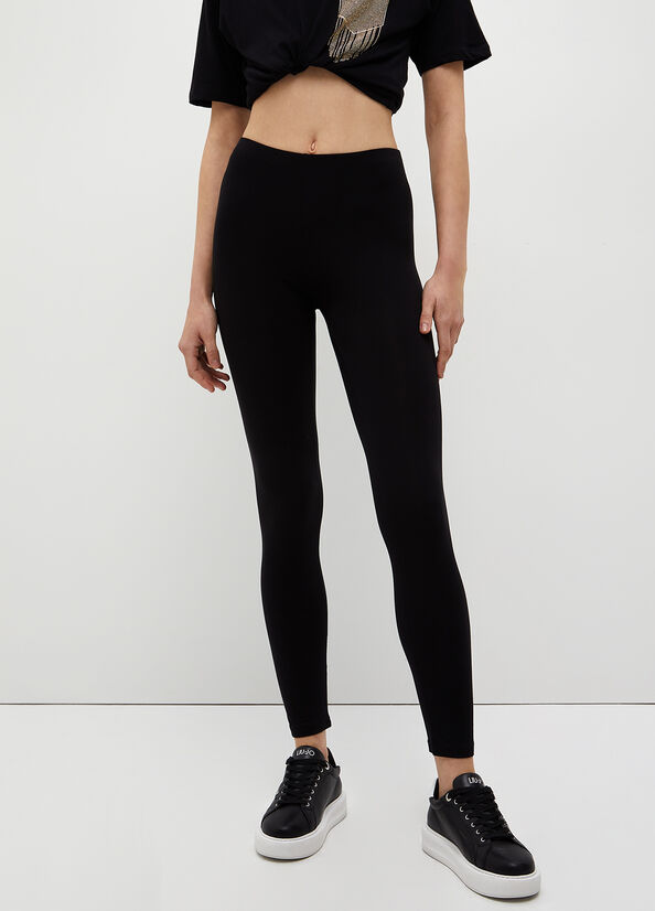 Liu Jo Stretch Jersey Leggings Hose Damen Schwarz | SYL-620378