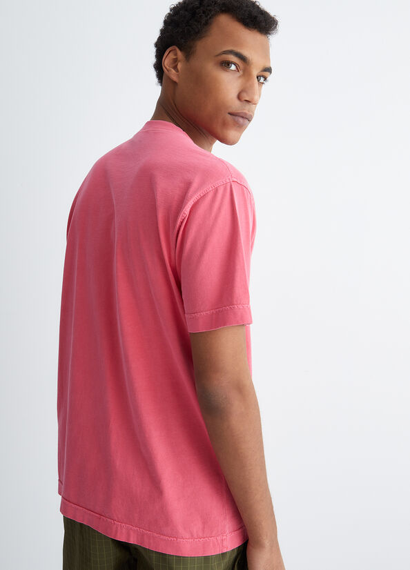 Liu Jo With Logo T-shirts Herren Rot | MPK-761502