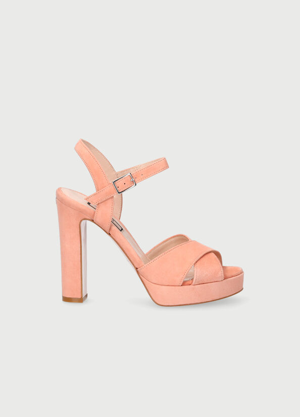 Liu Jo With Weite Heel Sandalen Damen Rosa | FMY-624813