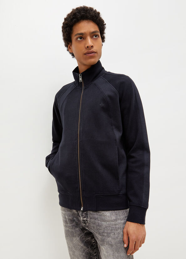 Liu Jo With Zip Pullover Herren Dunkelblau | UYT-671842