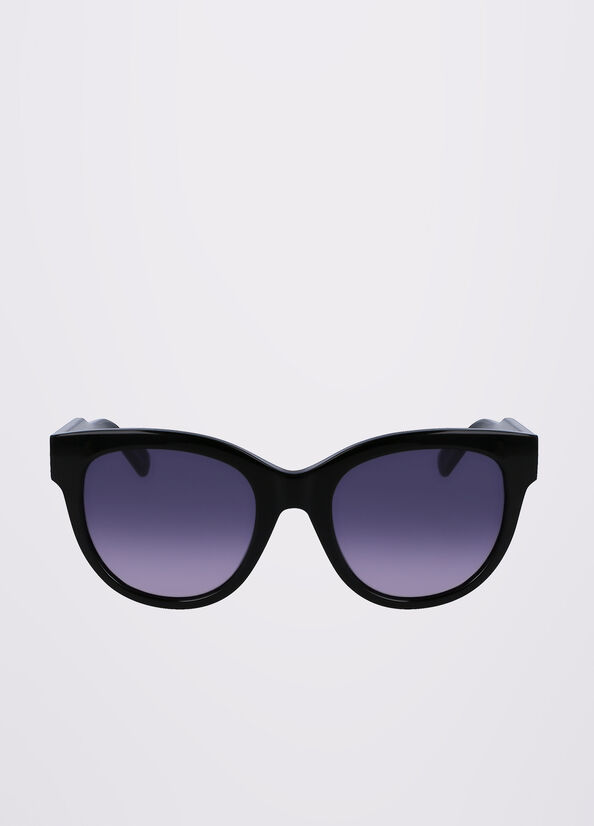 Liu Jo Acetate Sonnenbrille Damen Schwarz | USJ-509268