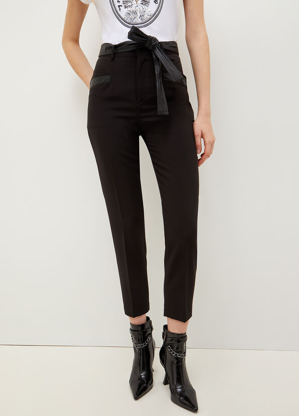 Liu Jo Cropped With Hose Damen Schwarz | VAE-034786