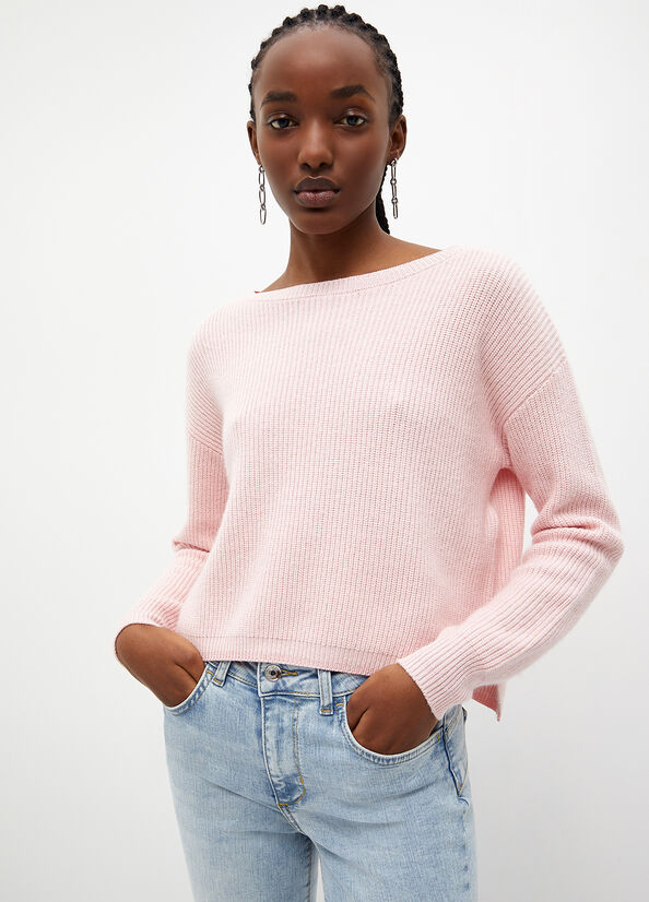 Liu Jo Eco-Friendly Pullover Damen Rosa | XTM-539687