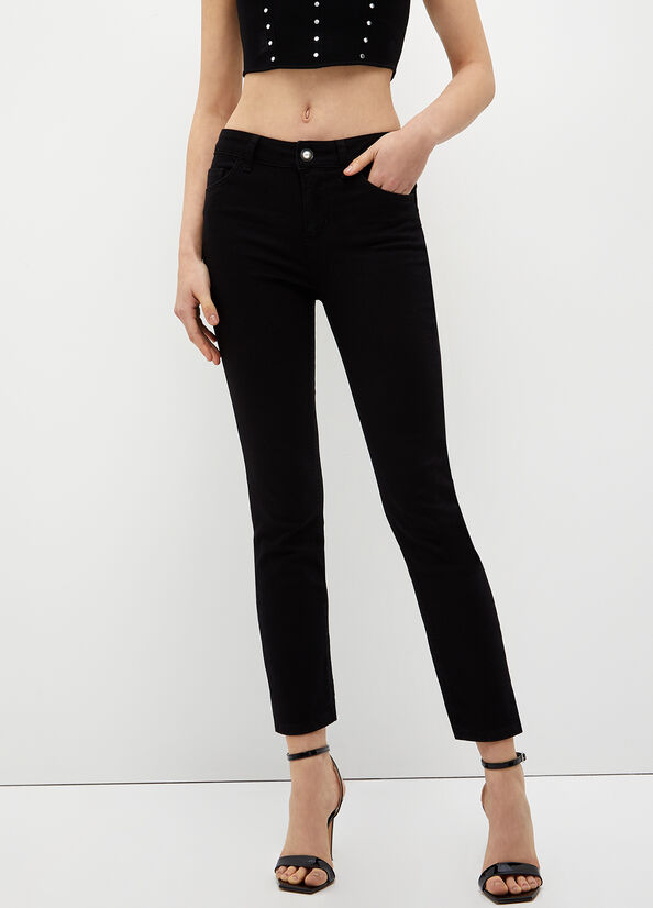 Liu Jo Eco-Friendly Röhrenjeans Damen Schwarz | BLZ-354168