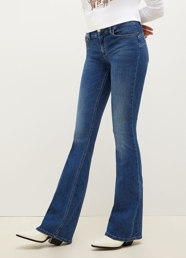 Liu Jo Eco-Friendly Straight Jeans Damen Blau | JEP-012487