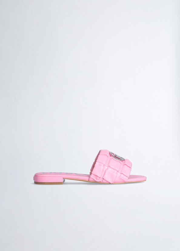 Liu Jo With Logo Flache Schuhe Damen Rosa | RNZ-132054